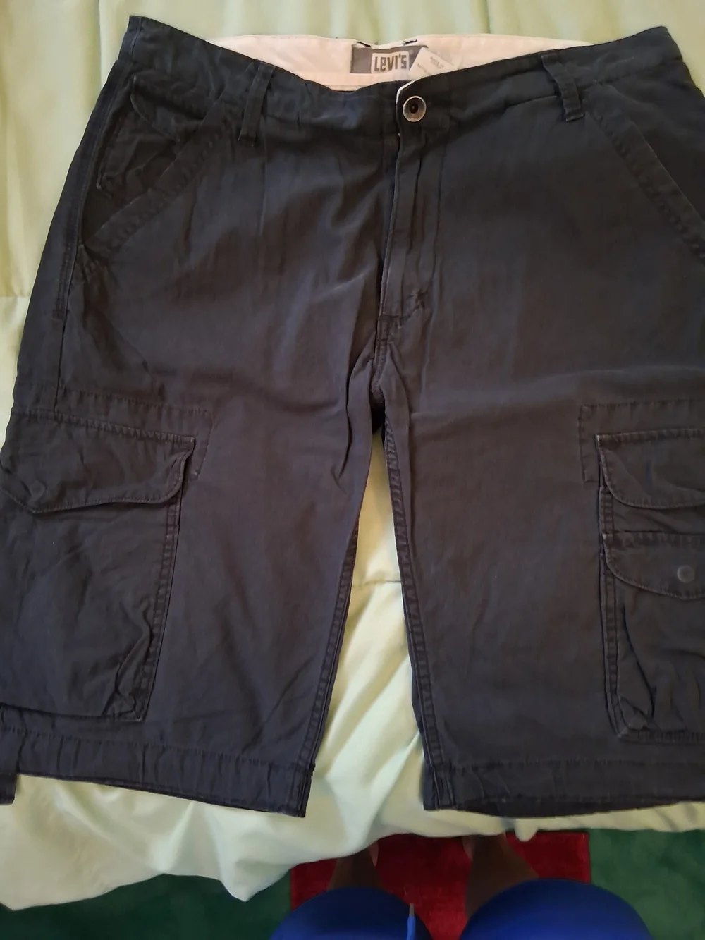 Levi's Men's Navy Cargo Shorts